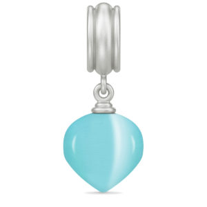 Endless Jewelry Aqua Blue Spring Love Silver Charm