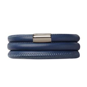 Endless Jewelry – Blue Leather / Triple Bracelet – 60cm