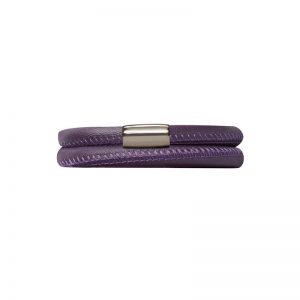 Endless Jewelry – Purple Leather / Double Bracelet – 42cm