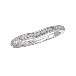 Sterling Silver Curved Wedding Band